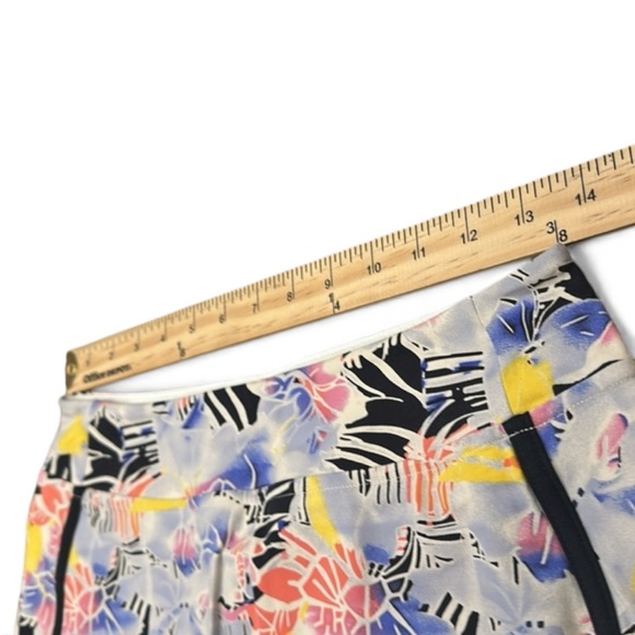Free People Printed Volley Skort Size Small Mystic Floral High Rise NEW - Picture 10 of 13